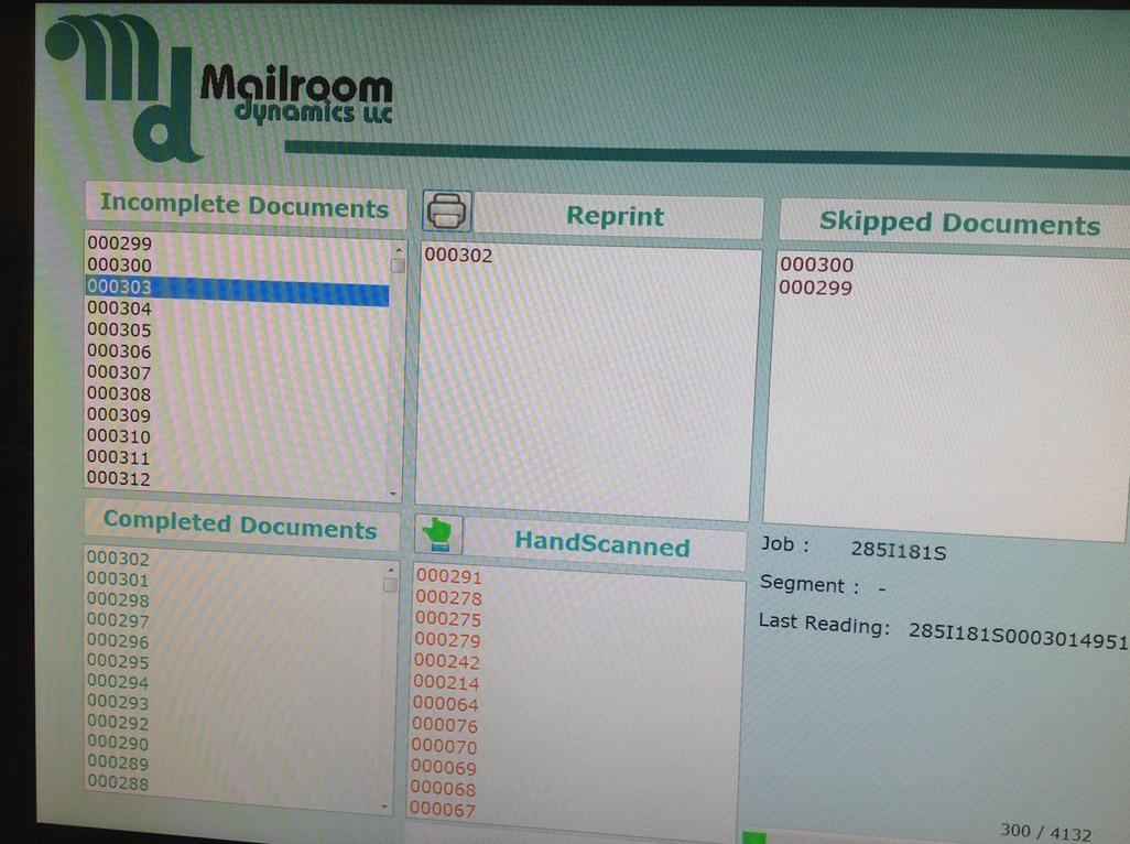 MRD Output Verification Mailroom Dynamics